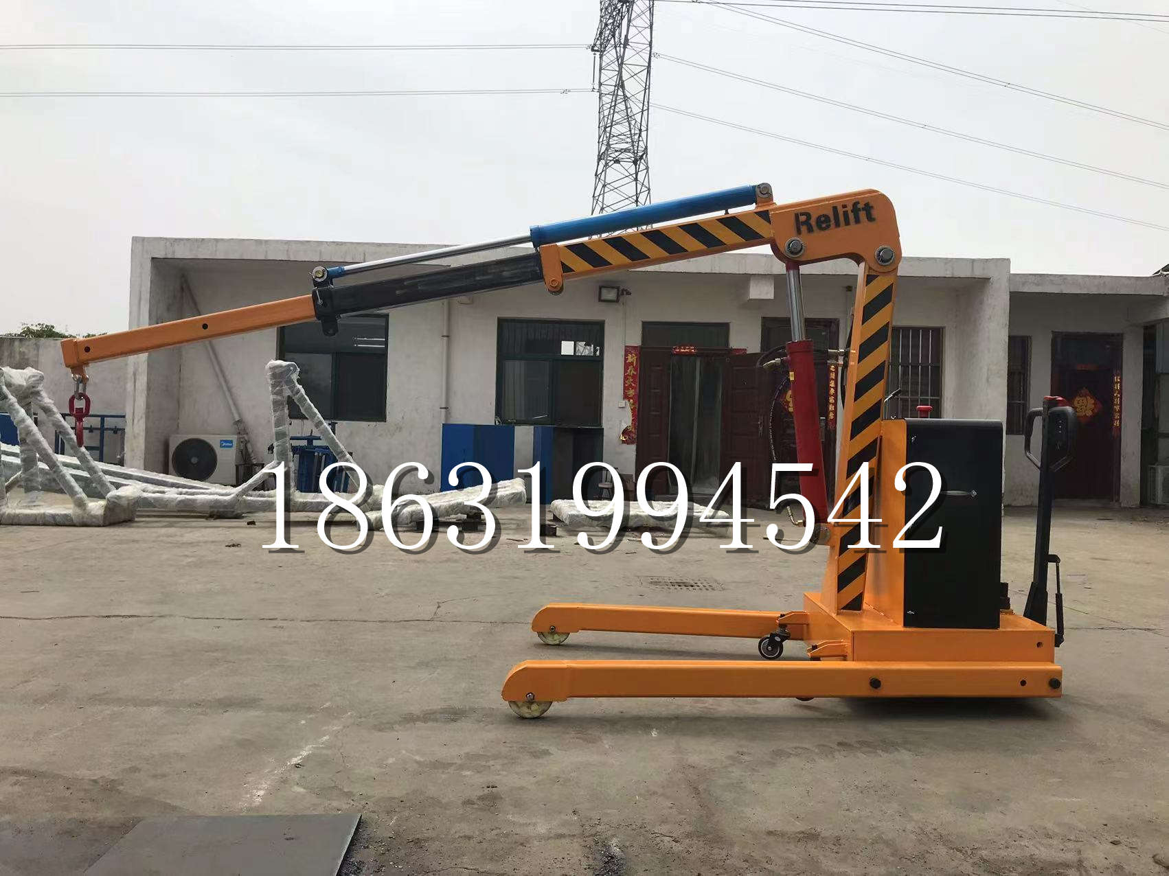 龙港区久征定做3吨三轮随车吊 农用园林绿化移树吊 平板工程用小吊机